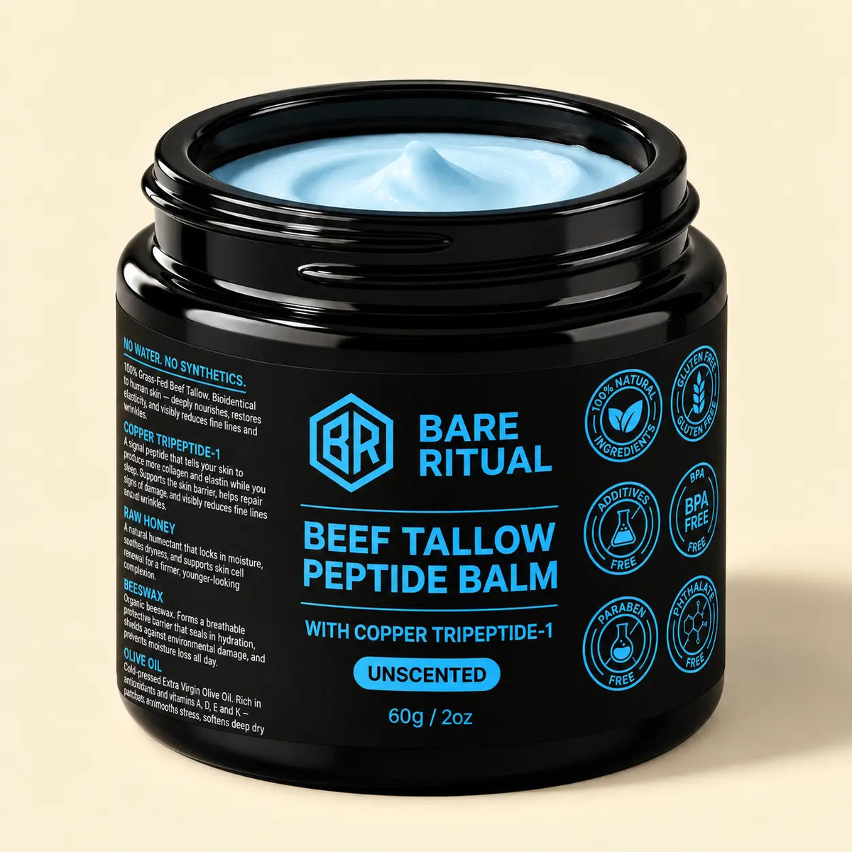Copper Peptide Tallow Balm