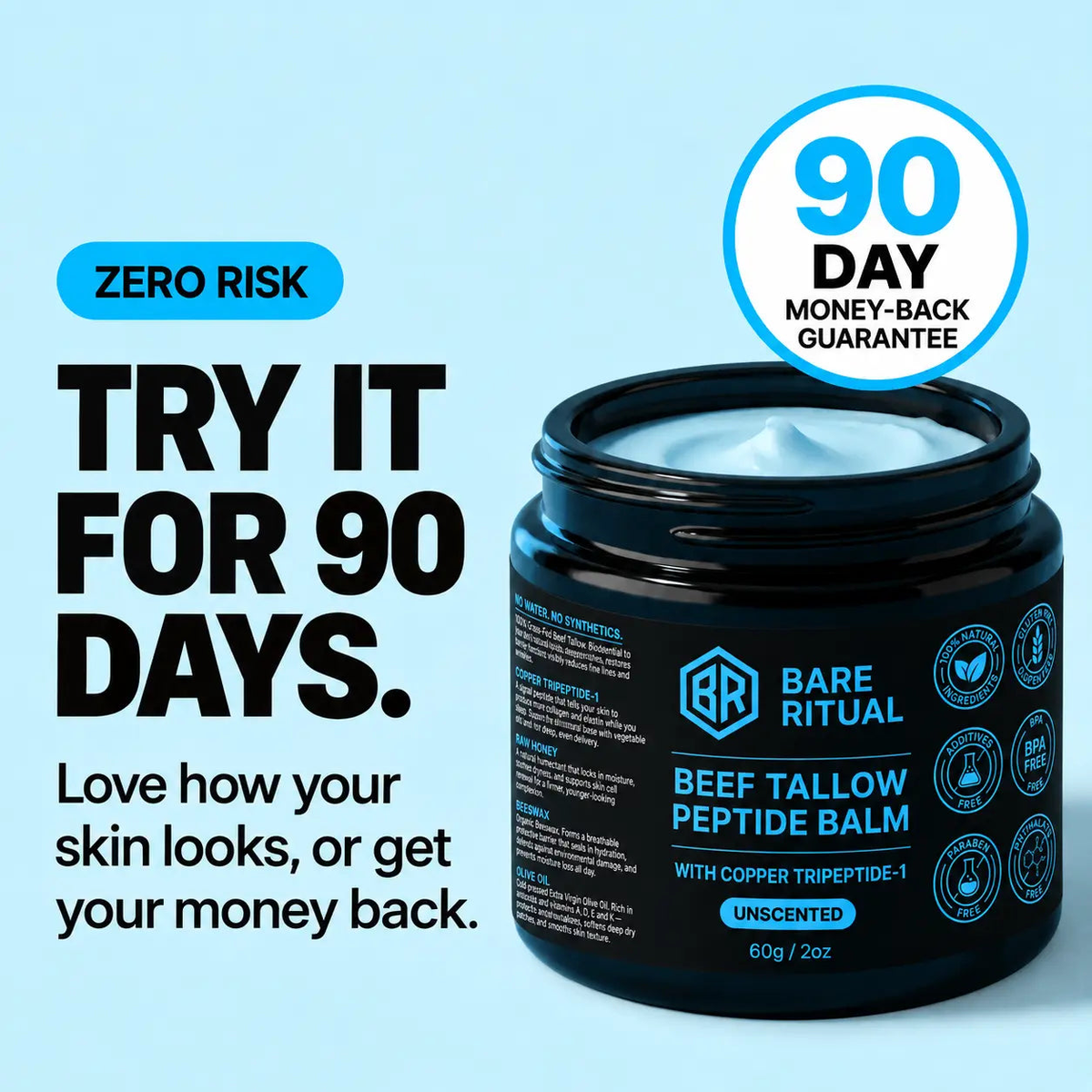 Copper Peptide Tallow Balm