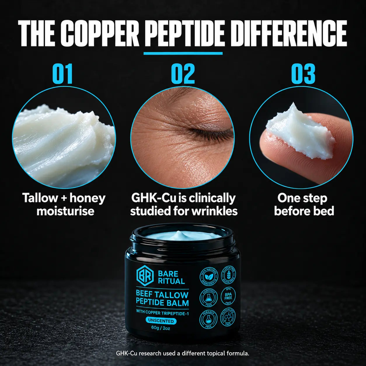 Copper Peptide Tallow Balm